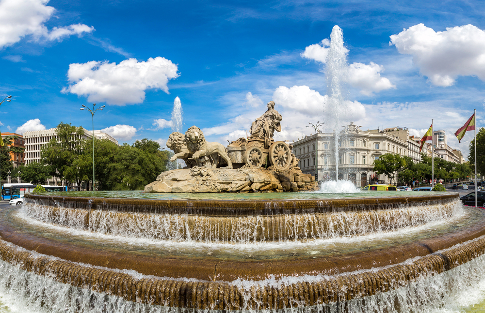 Fuente de la Cibeles en Madrid