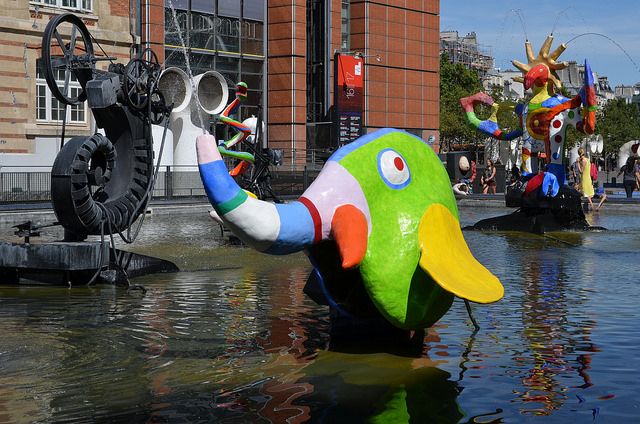 Fuente de Stravinsky en París