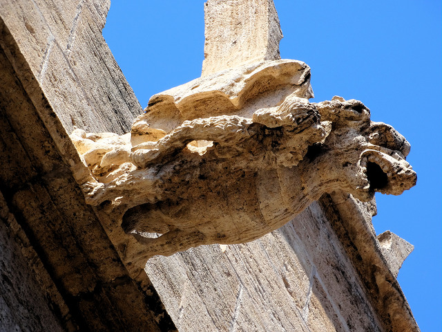 Gárgolas de la Lonja de Valencia