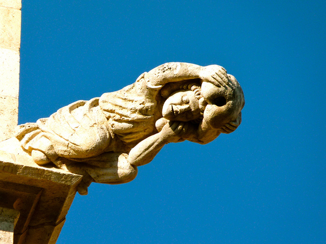 Gárgola en la Lonja de la Seda