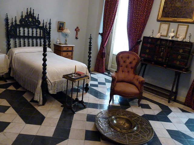 Habitación del marqués en el Museo Cerralbo