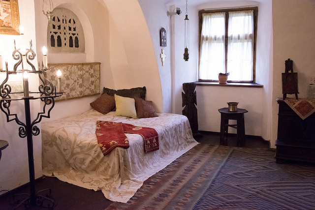 Interior del castillo de Bran