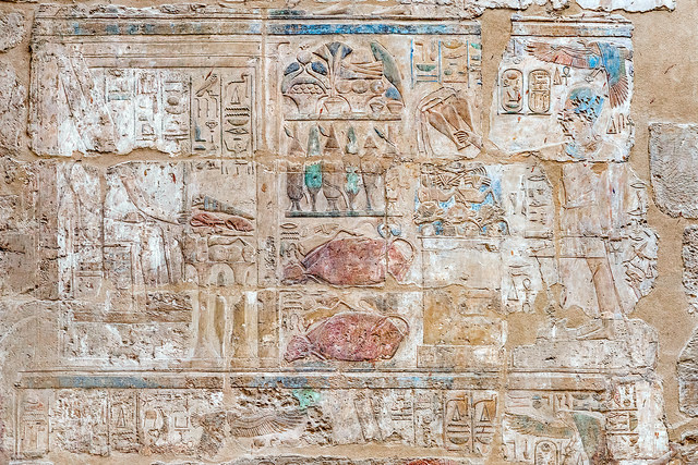 Interior del templo de Luxor