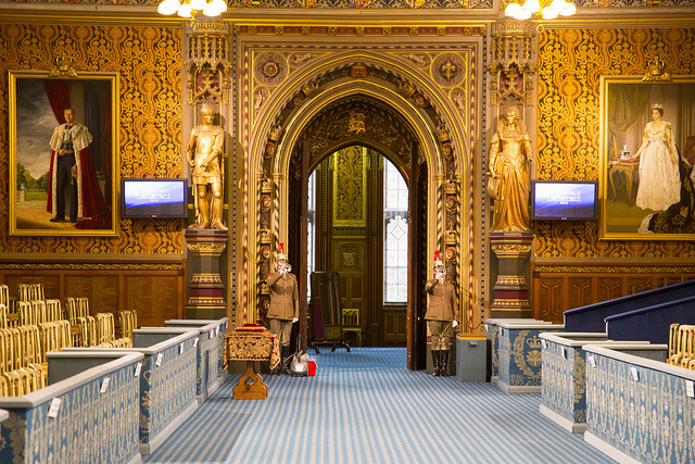 Interior del Parlamento de Londres