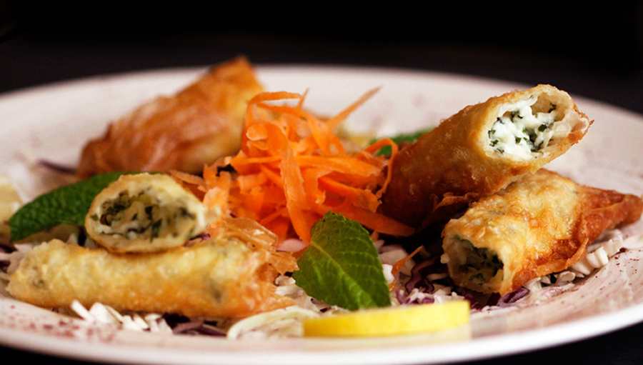 Plato del restaurante Karakala de Barcelona