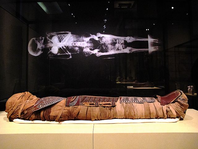 Momia en el Museo Arqueológico Nacional