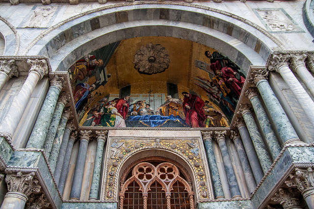 Mosaico en la basílica de San Marcos