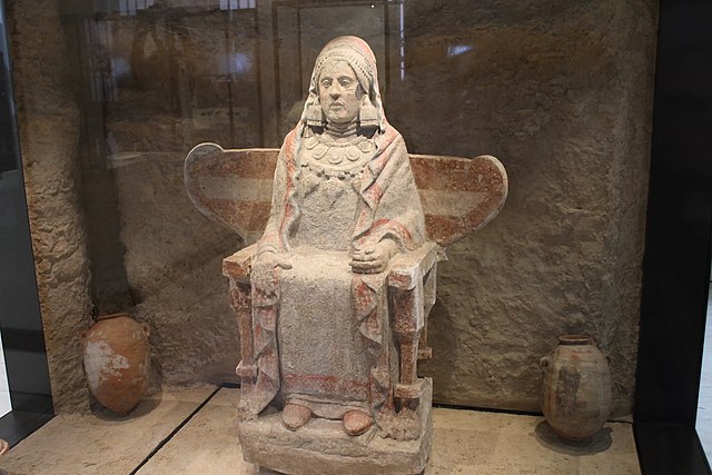 Dama de Baza en el Museo Arqueológico Nacional