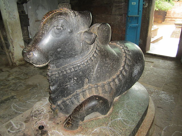Nandi en el templo de Brihadisvara