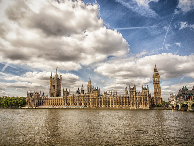Palacio de Westminster sede del Parlamento de Londres