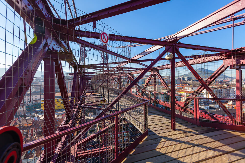 Pasarela peatonal del puente de Vizcaya