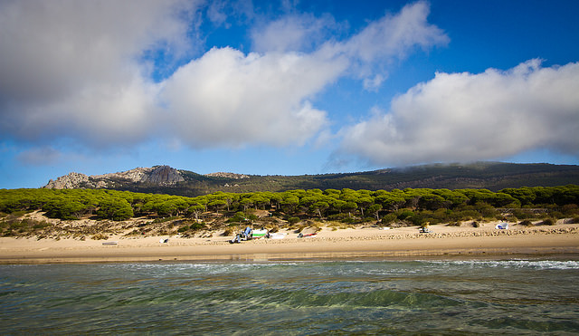Playa de Bolonia en Cádiz