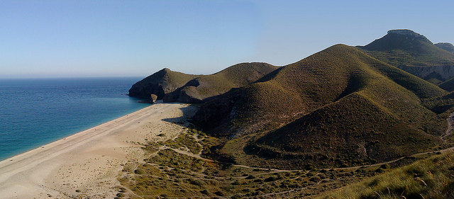 Playa de Los Muertos en Cabo de Gata