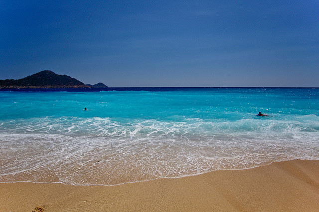 Playa Kaputas en Turquía