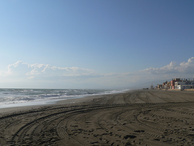 Playa de San Miguel en cabo de Gata