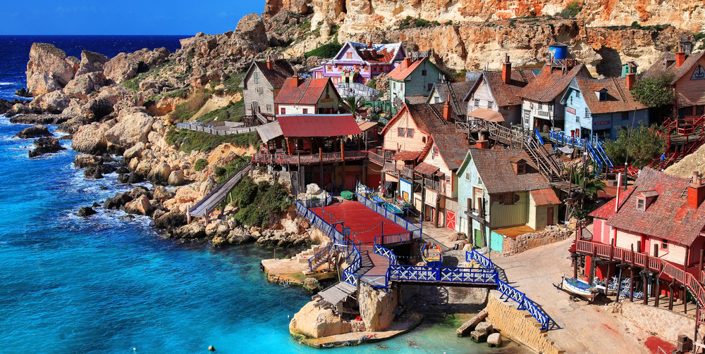 Lugares de película Popeye Village en Malta