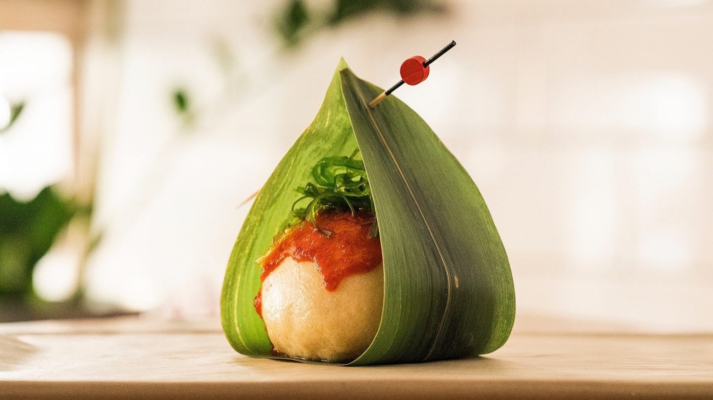 Plato del restaurante la Porcinería en Madrid