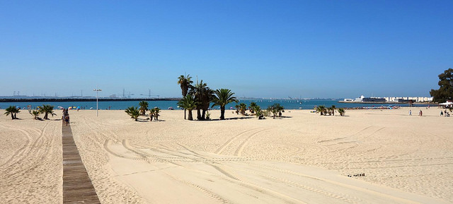 Playa del Puerto de Santa María en Cádiz