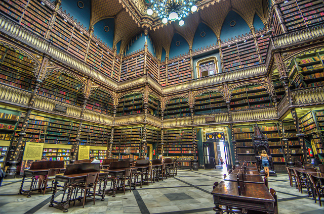 Interior del Real Gabinete Portugués de Lectura