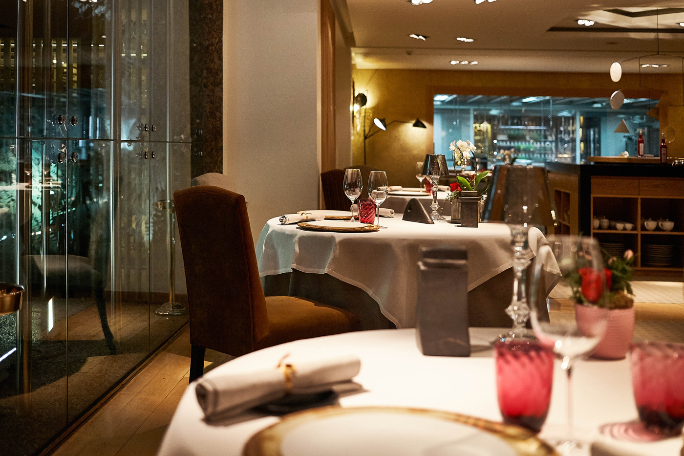 Comedor del restaurante Santceloni