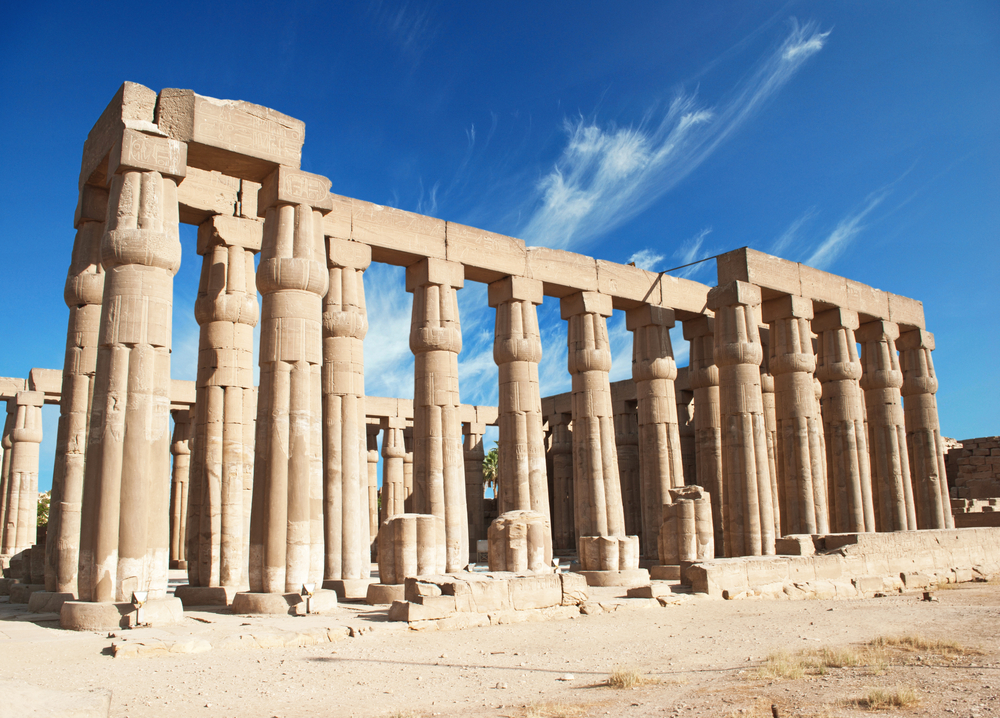Restos del templo de Luxor