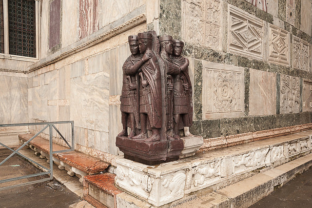 Curiosidades de la basílica de San Marcos: tetrarcas