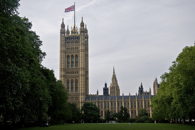 Torre Victoria en el Parlamento de Londres