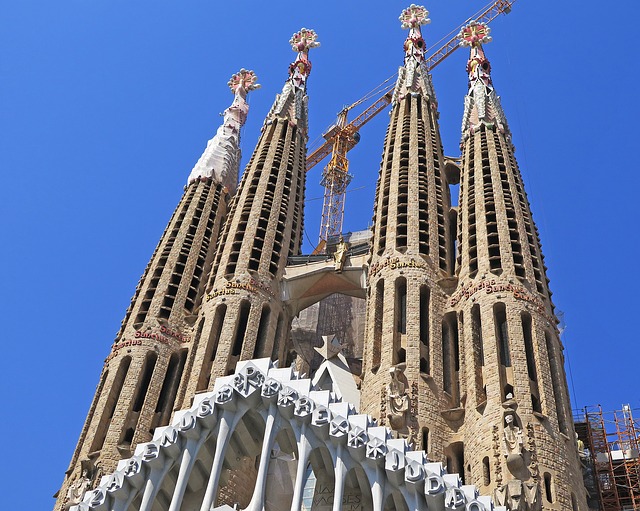 Torres de la Sagrada Familia de barcelona
