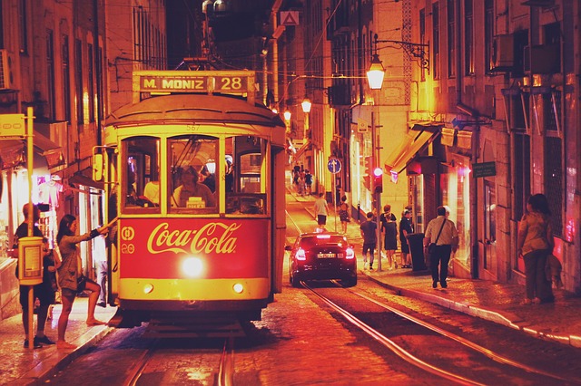 Noche en Lisboa: tranvía
