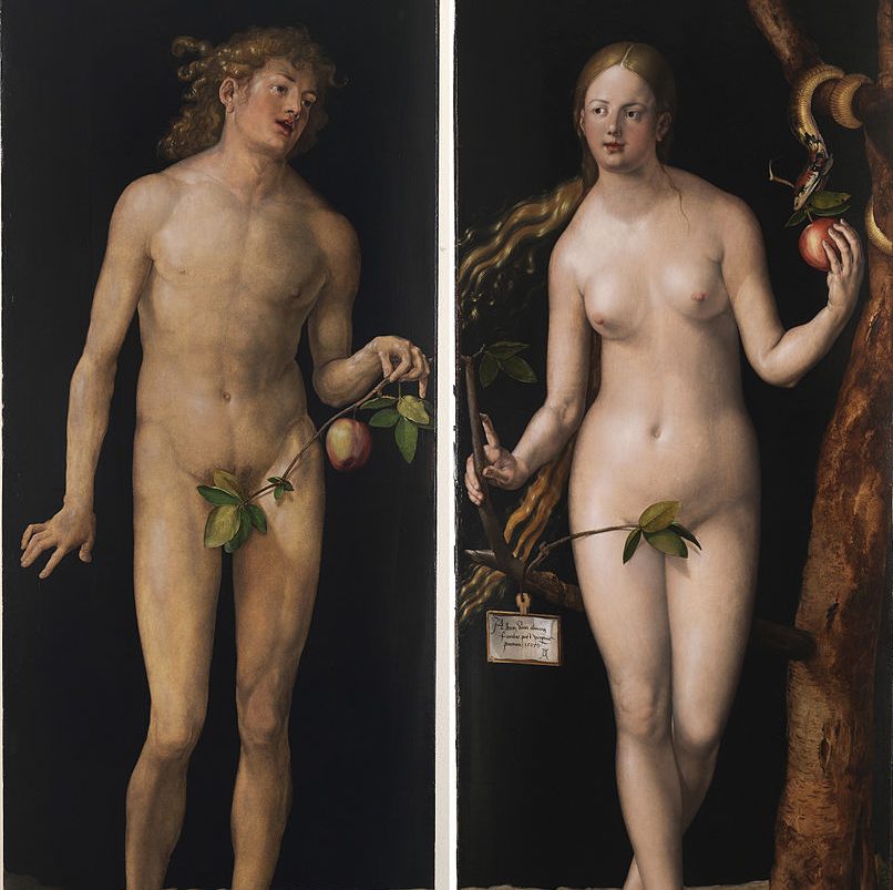 Adán y Eva de Durero