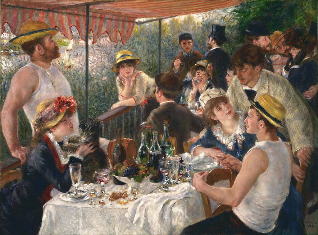 Almuerzo de remeros de Renoir