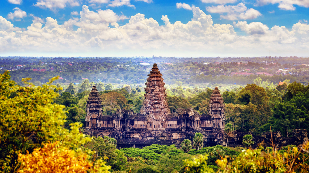 Angkor Wat, uno de los lugares de Camboya de visita imprescindible