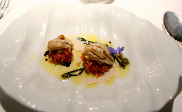 Plato del restaurante Arzak