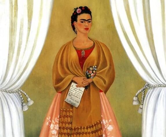"Autorretrato dedicado a Trotsky" de Frida Kalho