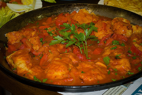 Bacalao con tomate
