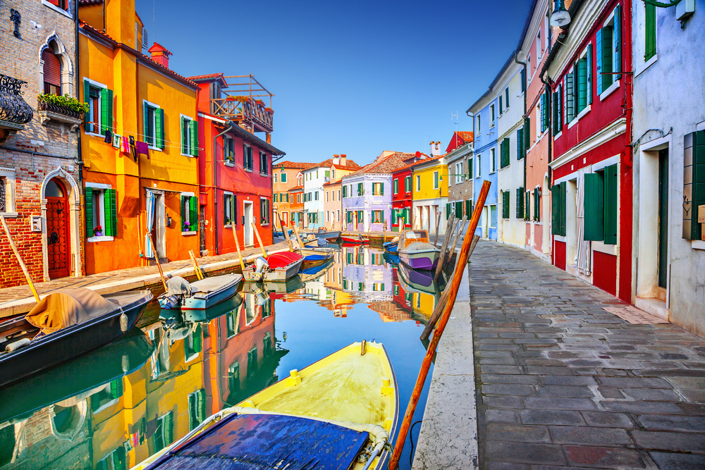Burano en Italia