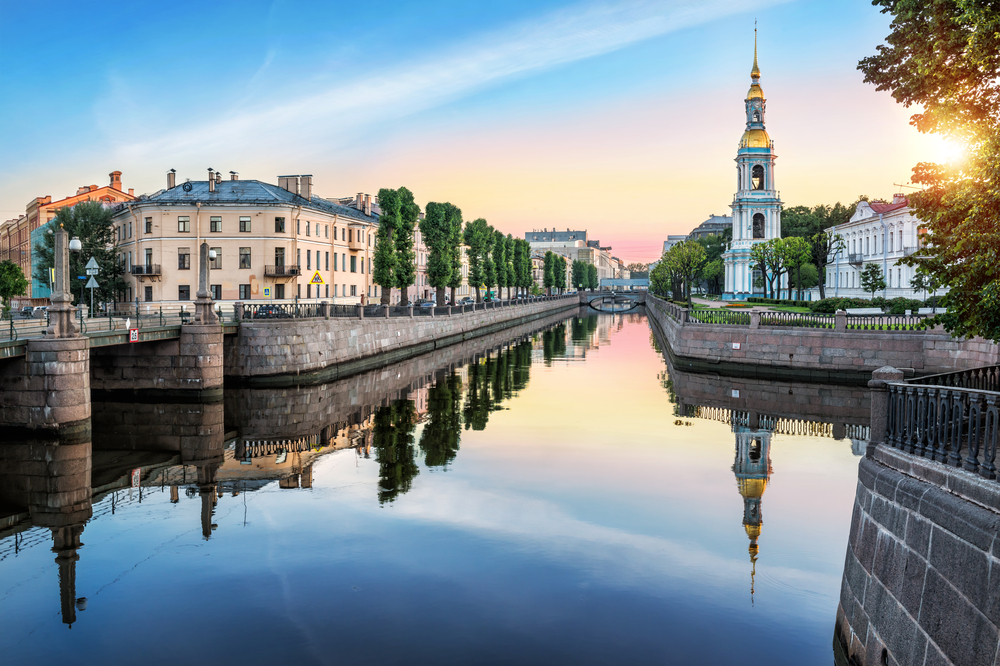 Canales de San Petersburgo en Rusia