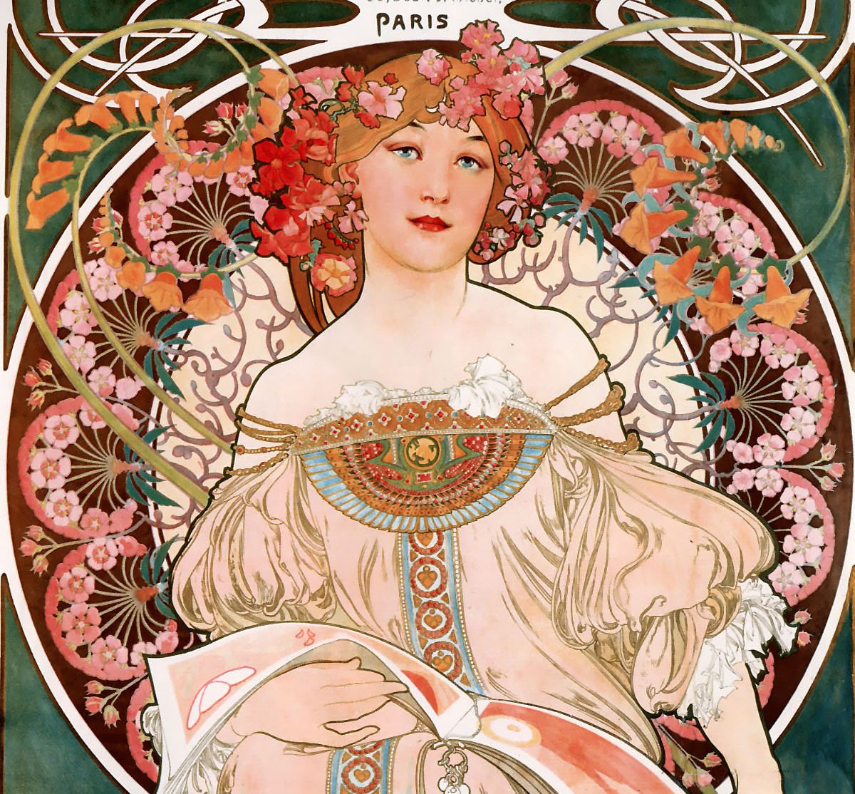 Cartel de Alphonse Mucha