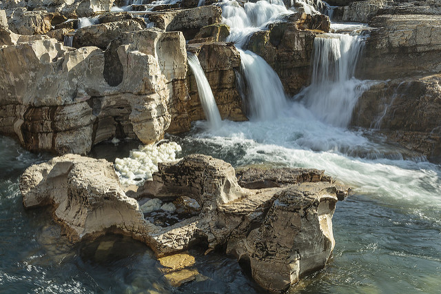Cascada Sautadet en Francia