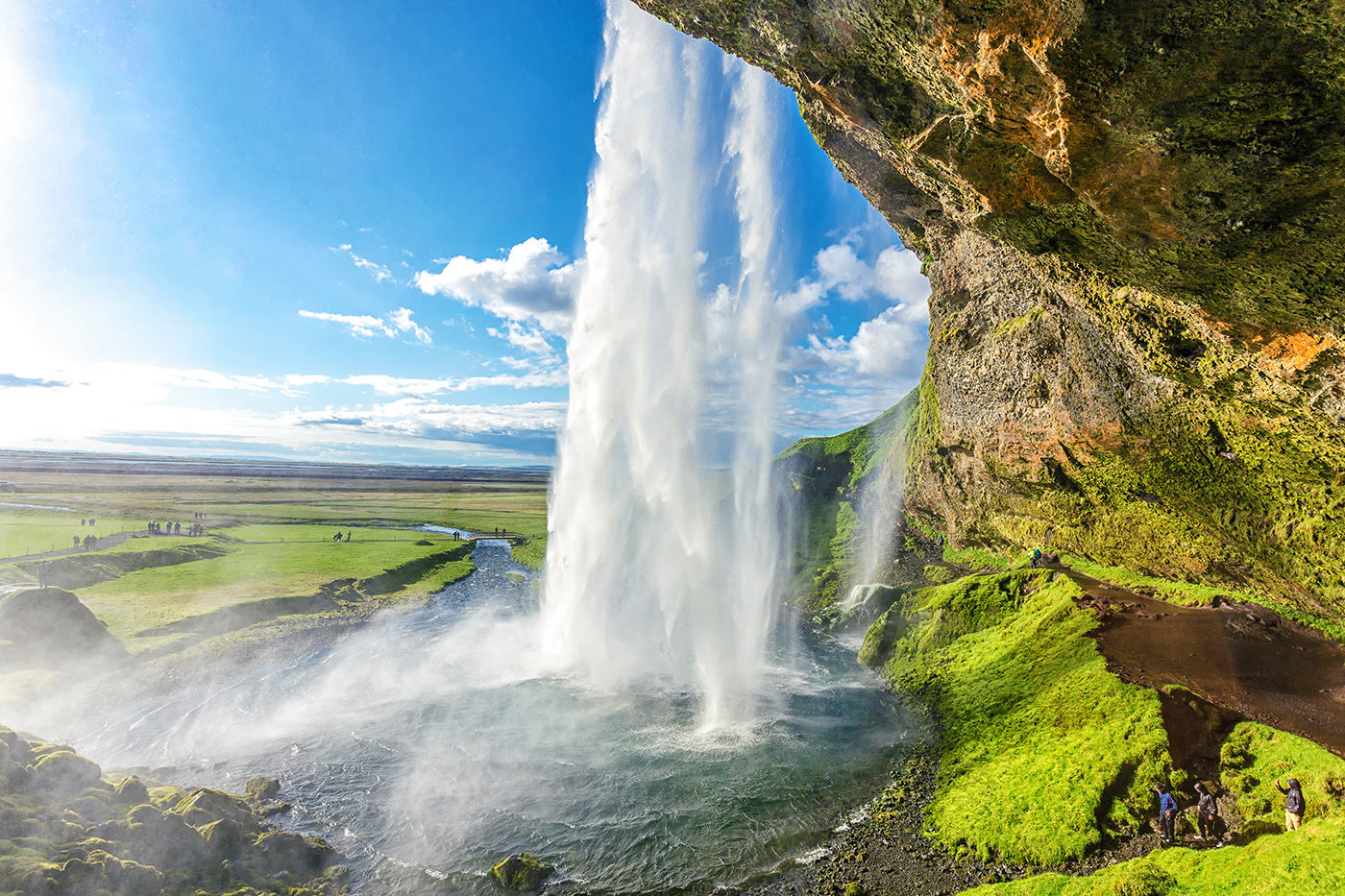 Cascada Seljalandsfoss en Islandia