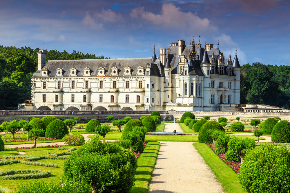 Jardines del castillo de Chenonceau