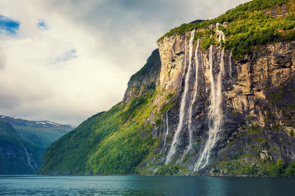 Catarata Siete Hermanas en Noruega