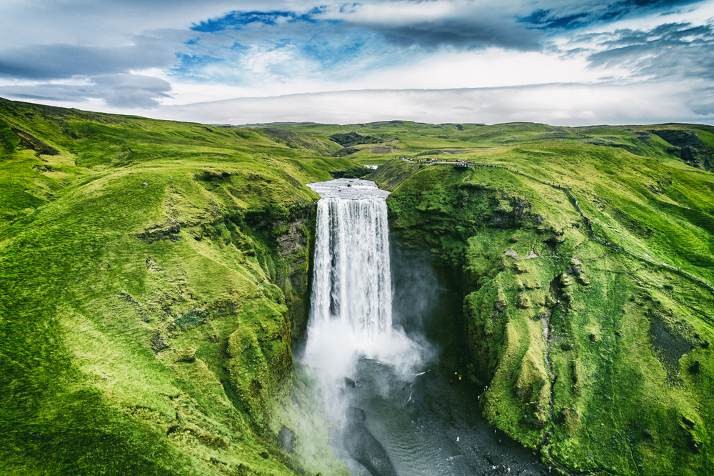 Catarata Skogafoss en Islandia