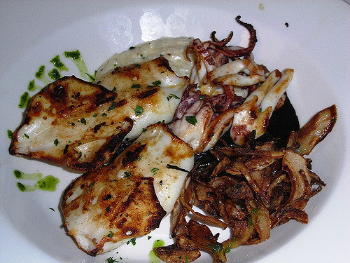 Chipirones a la plancha