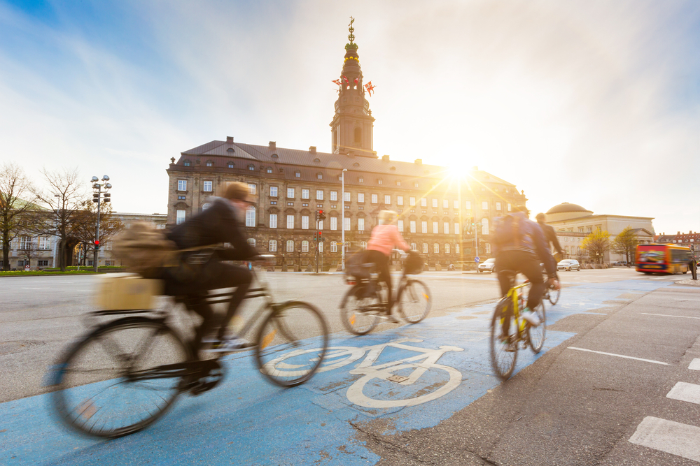 Ciclistas en Copenhague