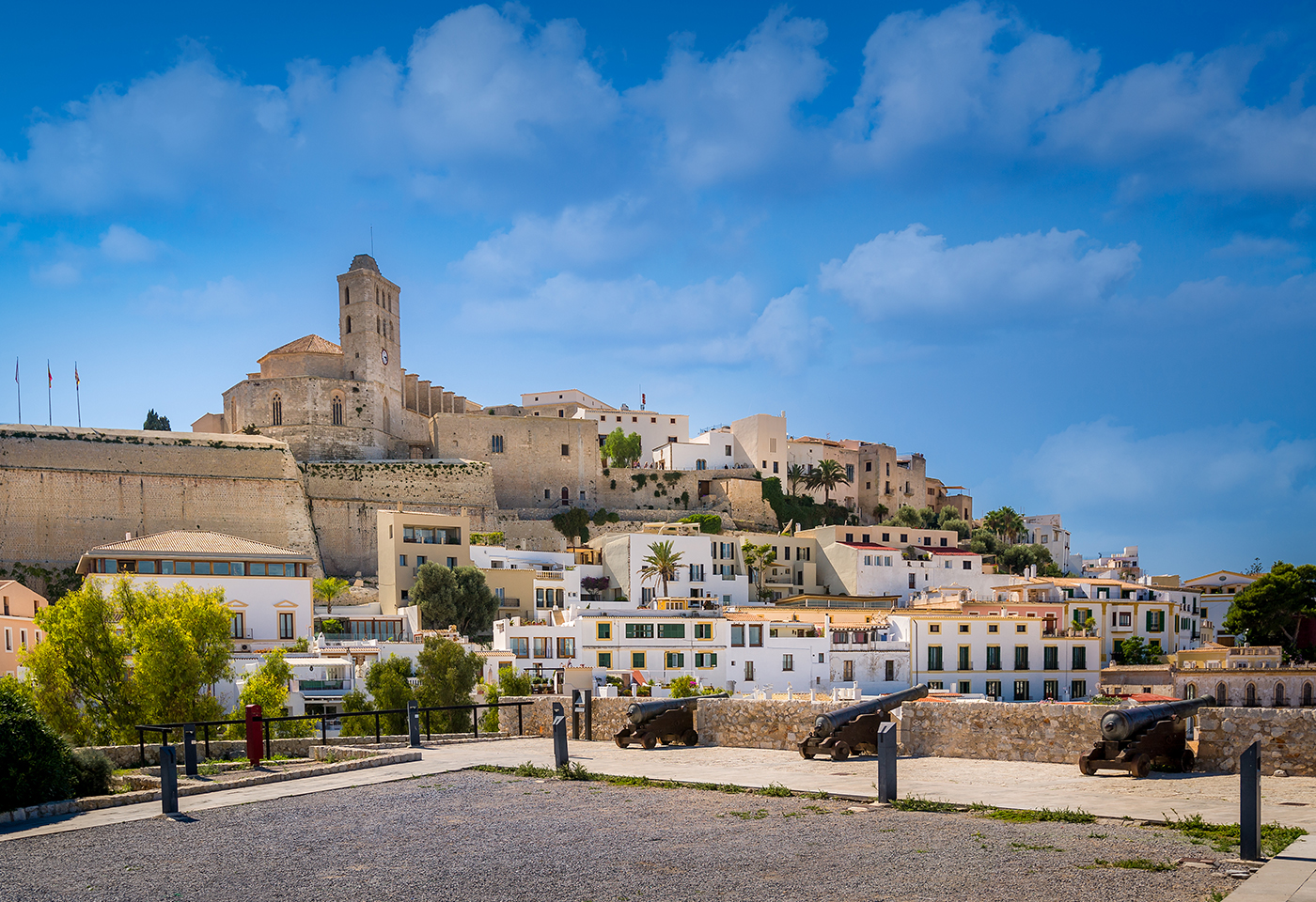 Dalt Vila en la isla de Ibiza