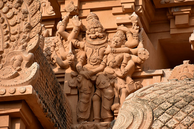 Detalle del templo de Brihadisvara