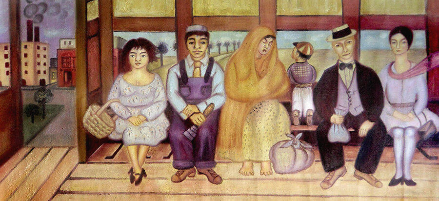 "El autobús" de Frida Kahlo