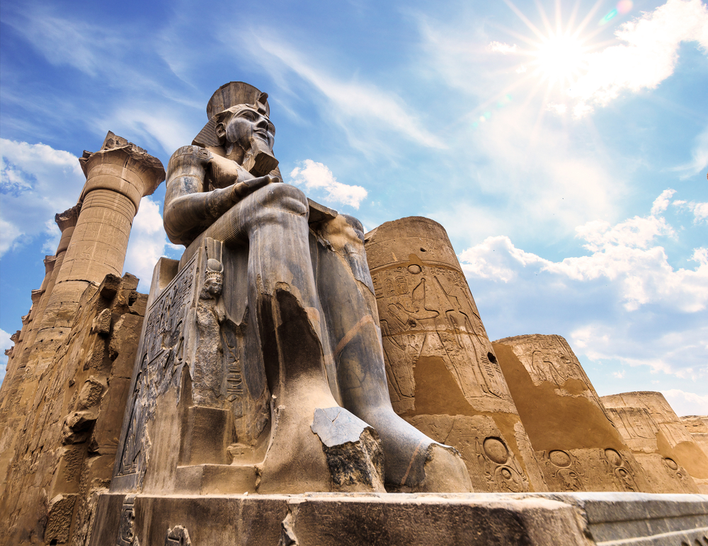 Estatua de Ramsés II en Luxor