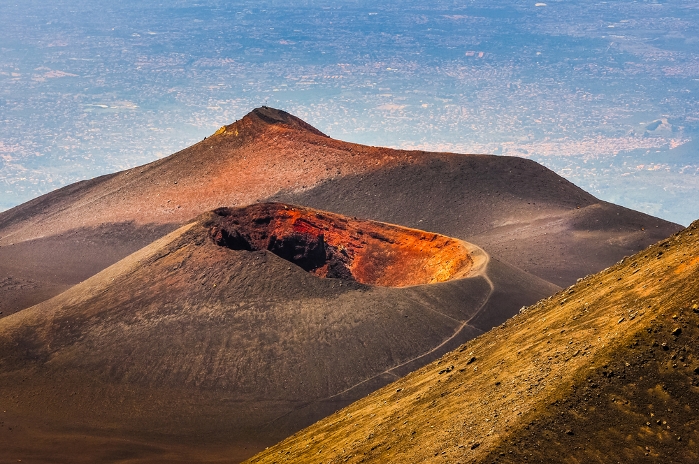 Volcán Etna en sicilia